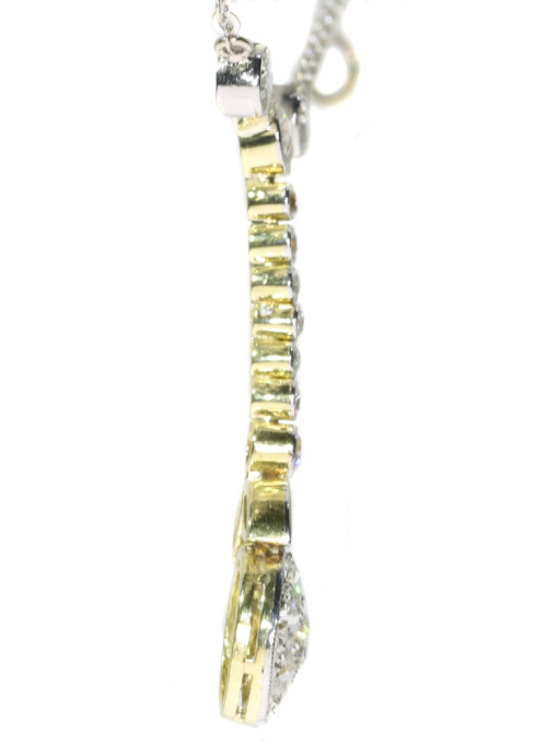 French Art Deco diamond pendant by Unbekannter Künstler
