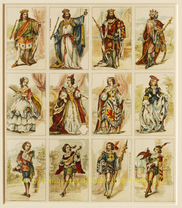 Antieke speelkaarten  by Ferdinand Piatnik