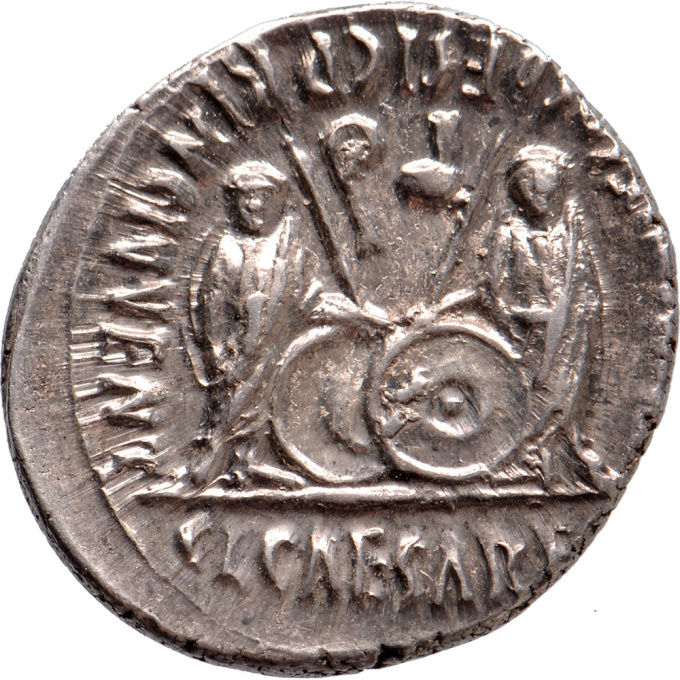 AR Denarius Augustus (27 BC-14 AD) by Artista Sconosciuto