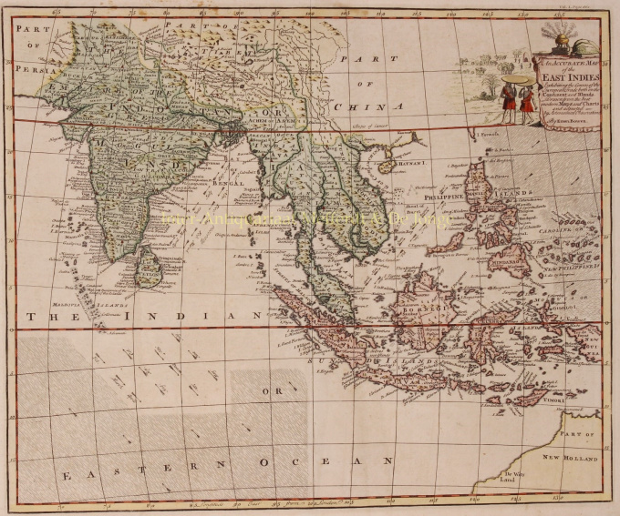 South East Asia  East Indies by Emanuel Bowen