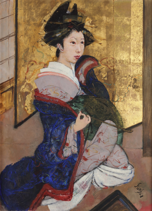 Japanese Geisha by Roland Strasser