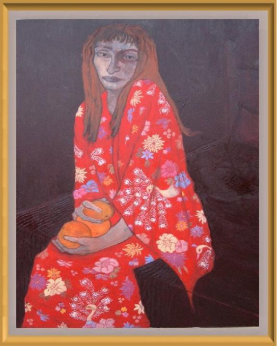 Woman in kimono by Bozena Dusseau Labedz