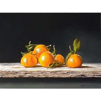 Gestapelde mandarijntjes by Jan Teunissen