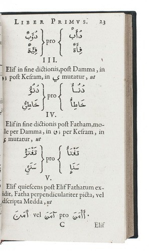 Erpenius's excellent Arabic grammar by Thomas van Erpe (Erpenius)