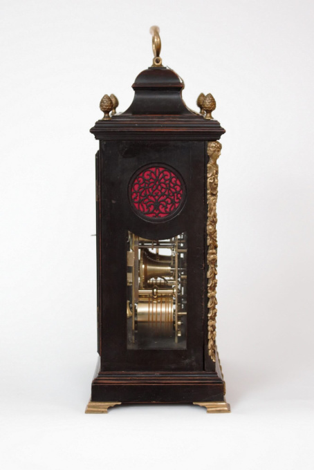 An English table clock with date and moonphase for the Dutch market, James Smith, circa 1770 by James Smith London