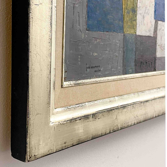 Juul Neumann – untitled, 1960 – oil on canvas, profesionally framed by Juul Neumann