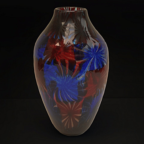 Art nouveau vase by Vittorio Ferro