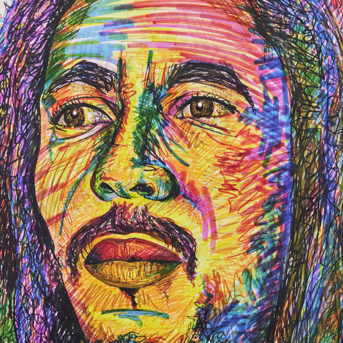 Bob Marley by Art by Son