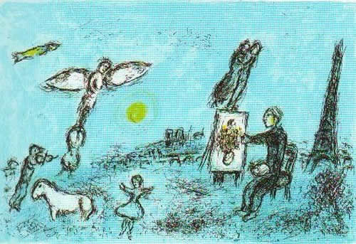 Le Peintre et son Double by Marc Chagall