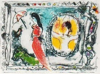 Derrière le Miroir by Marc Chagall