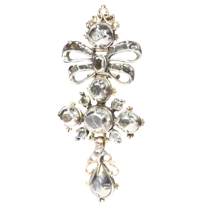 High quality Baroque diamond cross by Unknown Artist
