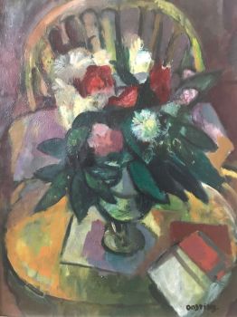 Vaas met bloemen by Jeanne Oosting