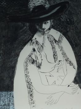 'Dame met hoed' by Charles Eyck