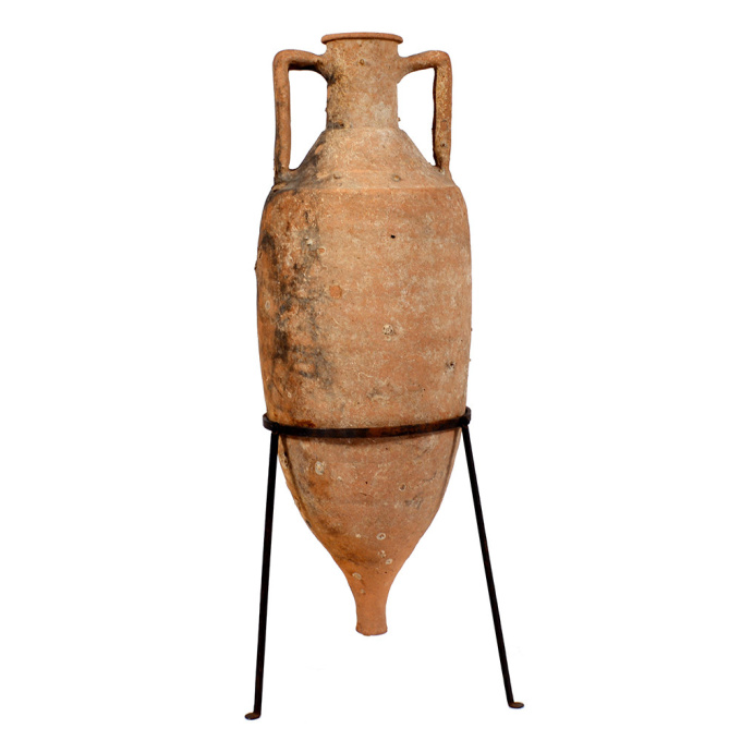  A Roman shipwrecked terracotta wine transport amphora by Artista Sconosciuto