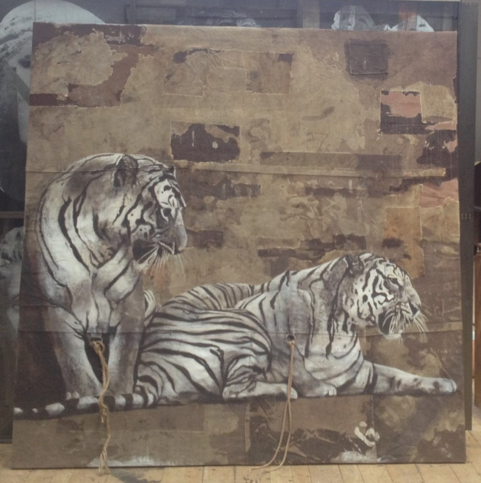 Two Tigers by Luca Pignatelli