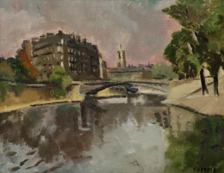 The Seine in Paris by Willem Paerels