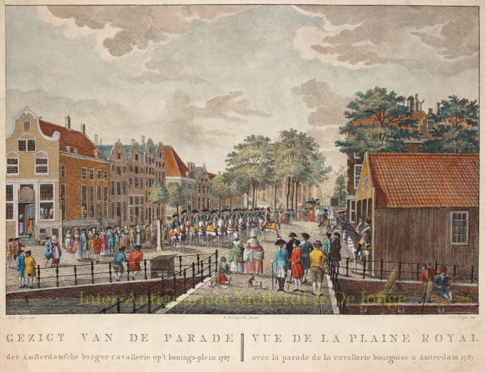 Koningsplein Amsterdam,  naar Jean George Teissier  by François Joseph Pfeiffer