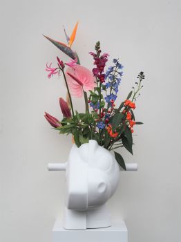 Split rocker vase by Jeff Koons