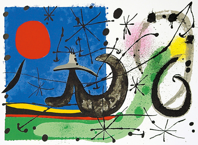 The Lizard with the Golden Feathers by Joan Miró