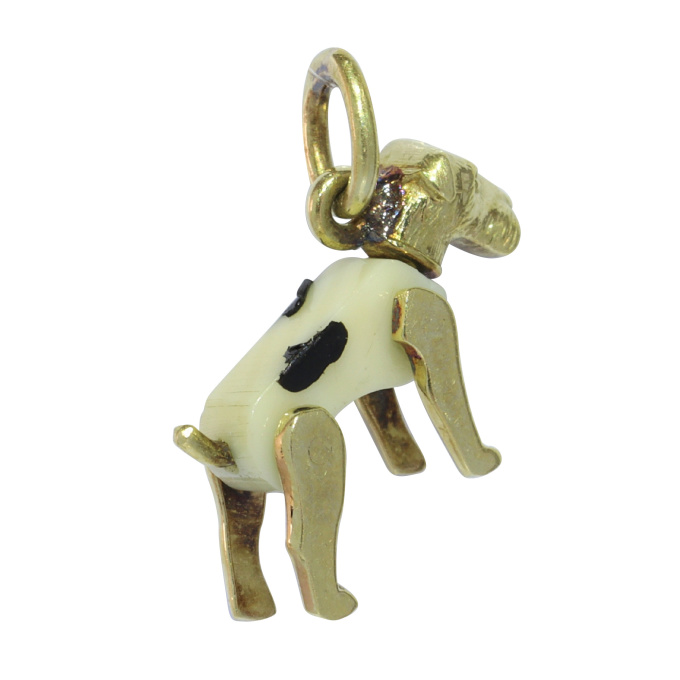 Deco Dog Delight: A Charm of Style and Joy by Onbekende Kunstenaar