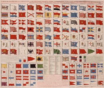 Flag chart  by Henri Chatelain