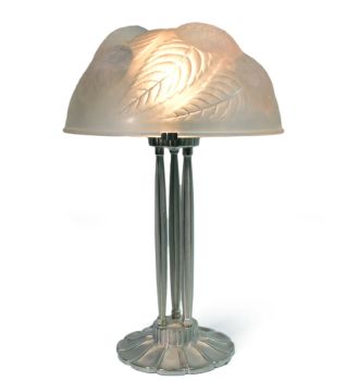 Dahlia lamp by René Lalique