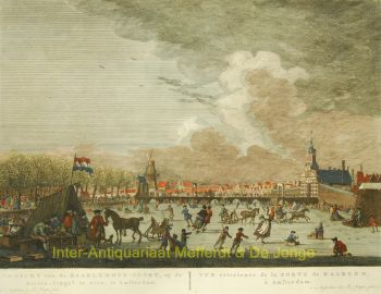 Amsterdam, Haarlemmerpoort, winter scene  by Fouquet Schouten