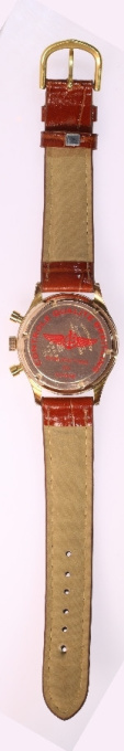 Vintage gold Breitling Mens Watch, 1945 fully refurbished by Breitling Switzerland by Unknown artist