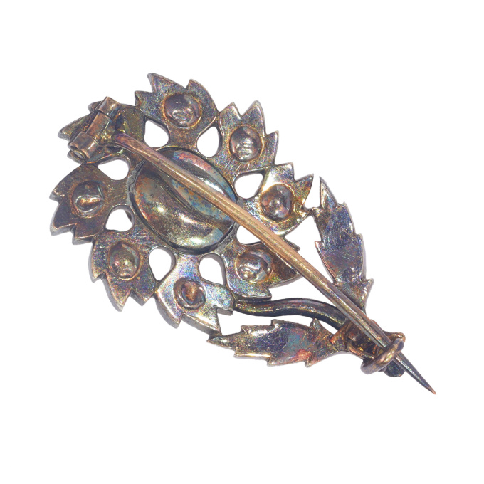 Antique Baroque diamond pin by Artista Sconosciuto