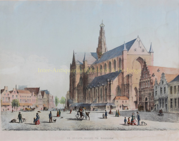 Haarlem, Grote Markt  by A.K. de Koning