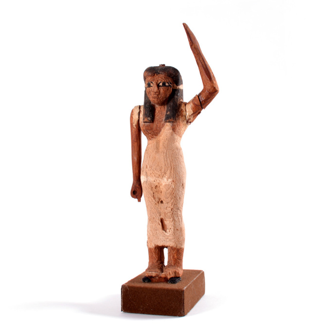An Egyptian wooden female offering bearer figure, Middle Kingdom by Unknown Artist