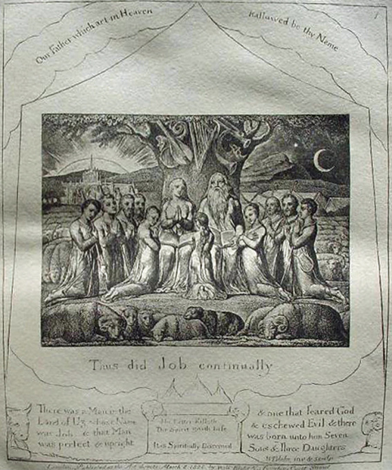 The book of Job by William Blake