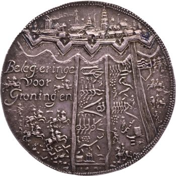 Medal on the siege of Groningen and capture of Coevorden by Unknown Artist
