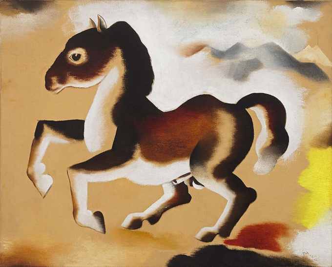 Dravend paardje by Tinus van Doorn