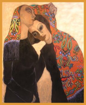 Under one shawl by Bozena Dusseau Labedz