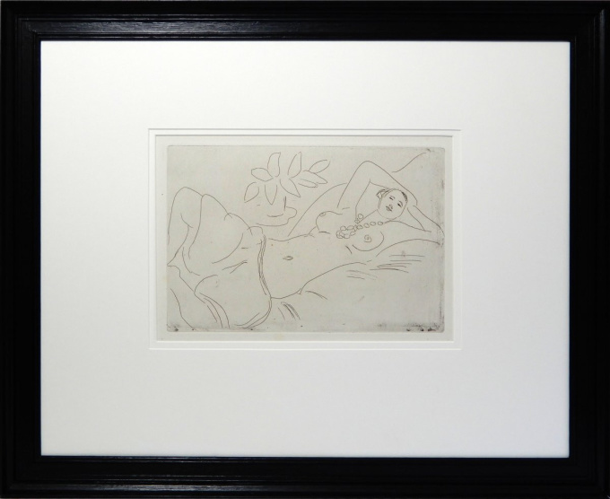 Etching - 'Odalisque couchée' by Henri Matisse