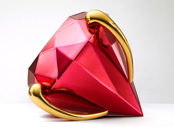 Diamond Red (457/599) by Jeff Koons