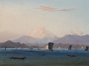 Mount Fuji by Charles Wirgman