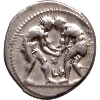AR Stater Pamphylia, Aspendos, ca. 380/375-330/325 BC by Artista Desconocido