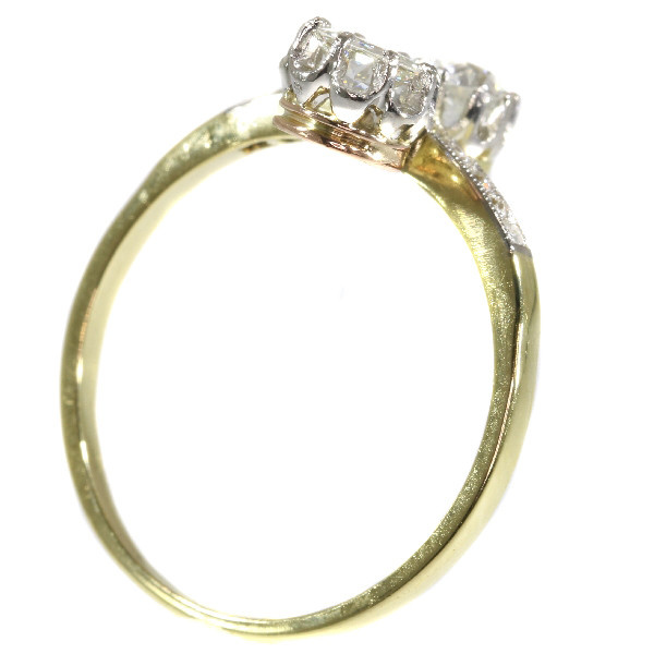 Belle Epoque diamond engagement ring by Onbekende Kunstenaar
