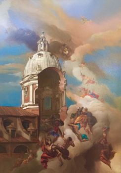 Fuga degli affreschi da Ignazio by Giovanni Tommasi Ferroni