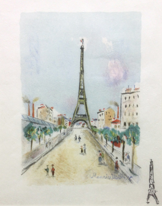 La Tour Eiffel by Maurice Utrillo