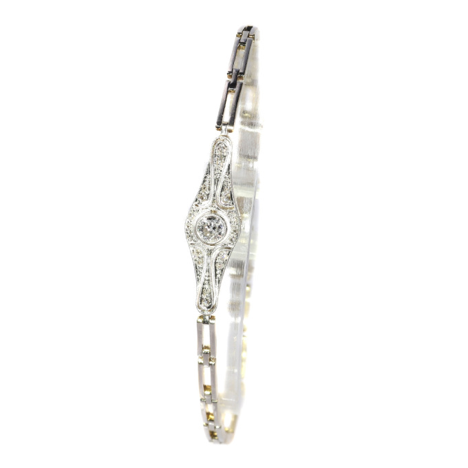 Vintage Art Deco - Belle Epoque diamond bracelet by Onbekende Kunstenaar