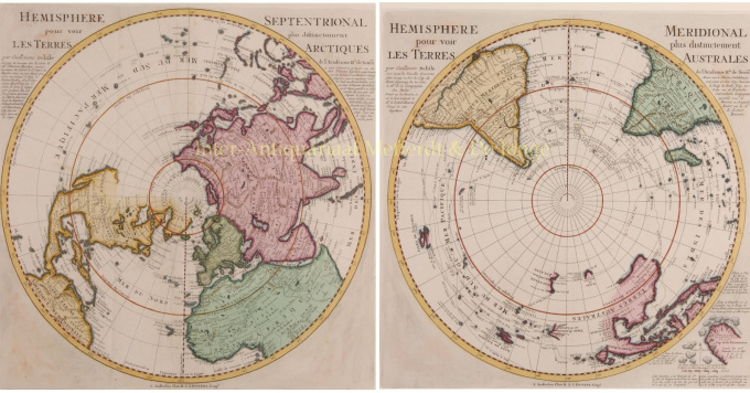 Northern and Southern Hemisphere  by Guillaume Isle