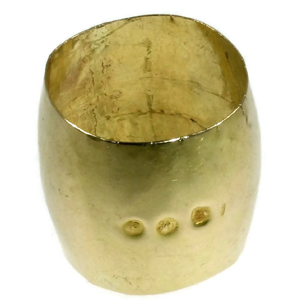 Rare extra wide antique wedding band from the Southern Netherlands - Zeeland by Unknown artist