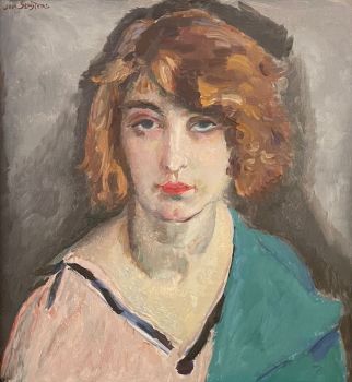 'Portret van een dame' by Jan Sluijters