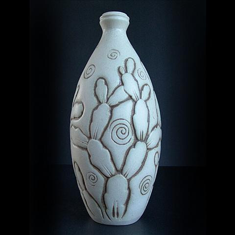 Vase by Cactus by Mougin Brothers