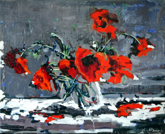 Poppies in Free Swing by Andrea Padovani