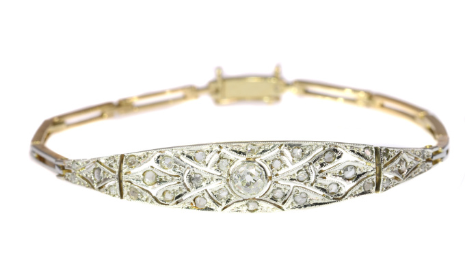 Art Deco diamond bracelet by Unknown Artist