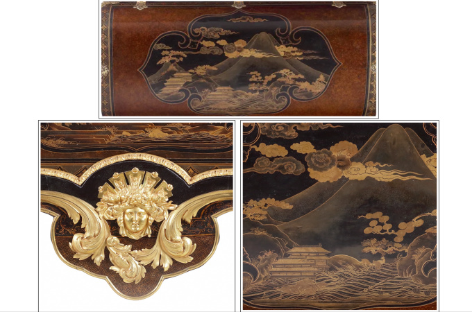 Japanese transition-style lacquer coffer  by Unknown Artist